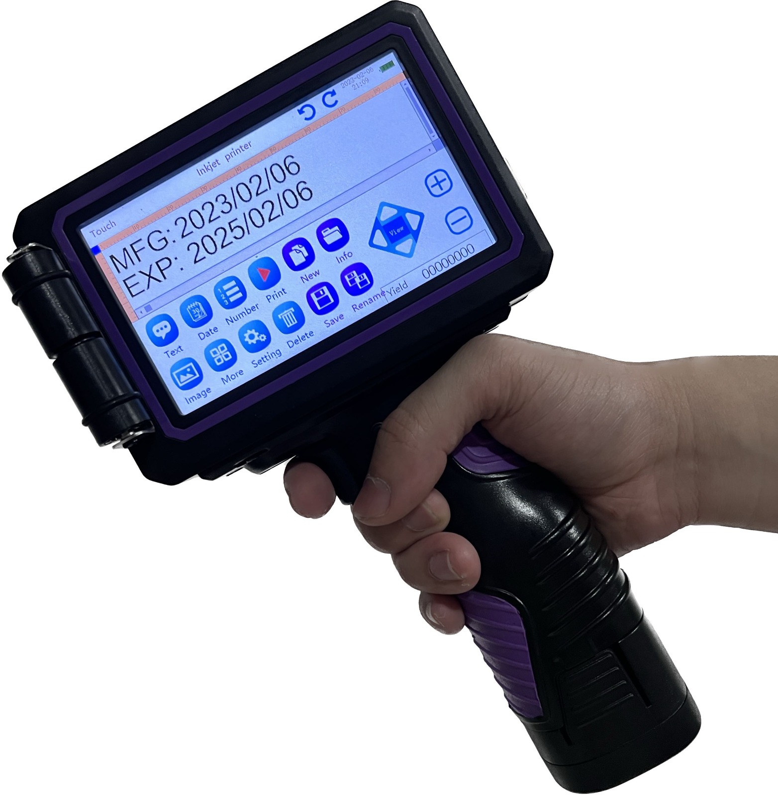 Portable PVC Pipe Handheld Printer